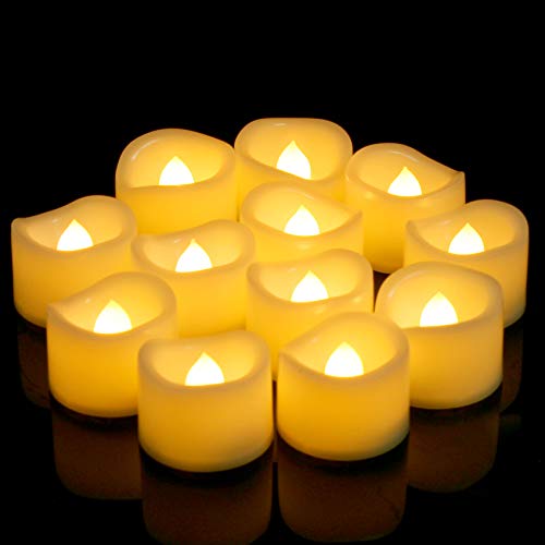 Velas sin llama parpadeantes Pilar LED Velas con aspecto marfil y ámbar amarillo luz cálida para regalo de decoración del hogar 
